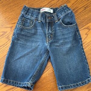 Levi's Kids Blue Denim Shorts